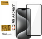 Tel Protect Edzett üveg Tel Protect 10X HD Titanium iPhone 15 Pro Max üvegfólia (boríték)
