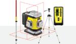 Nivel System Keresztlézer 3×360° piros sugárral CL3R (CL3RSet6)