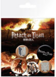  Attack on Titan kitűző szett