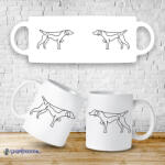  Vizsla Line ART bögre