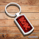  AC/DC Power Up fém kulcstartó