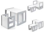 Milly Mally Stella 3 az 1-ben bútorkészlet - Asztal és szék Grey - babyboxstore