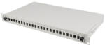 Lanberg 19" optikai patch panel 24xSC szimplex/24xLC duplex (FOP1-24SS-LDS) - mzona