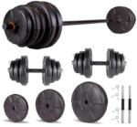 Progressive Set haltera si gantere reglabile PROGRESSIVE 25 KG (ECG55)