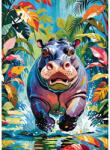 Cherry Pazzi 20272 - Happy Hippo - 500 db-os puzzle (20272)