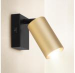 Brilagi - Aplica spot de perete SELE 1xGU10/30W/230V negru/auriu (BG1375)