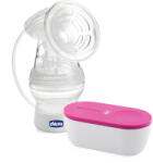 Chicco Elektromos hordozható anyatejfejő Travel Pink USB