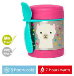 Skip Hop SKIP HOP Zoo Termosz ételhez kanállal/villával Lama 325 ml, 3év+