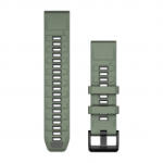 Garmin QuickFit 22 szilikon óraszíj zöld-grafitszínű (010-13392-04) (010-13392-04)