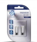 m-tech T10 LED 2x5730 SMD Can-Bus fehér pár (72LB332W) (72LB332W)