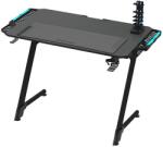 MILAGRO Gaming asztal SNAKE LED RGB háttérvilágítással 100x60 cm fekete GS8112 (MI1967)