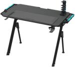 MILAGRO Gaming asztal FALCON LED RGB háttérvilágítással 116x60 cm fekete GS8110 (MI1965)