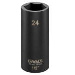 DEWALT 24 mm 1/2" dugókulcs (mély) (DT7557-QZ)