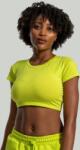 GymBeam Essential női crop top Chartreuse - STRIX L