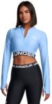 Under Armour HeatGear Rib 1/4 Zip LS top Blue - Under Armour S