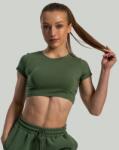 GymBeam Essential női crop top Cedar Green - STRIX L