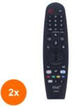 Well Set 2 x Telecomanda Universala TV LCD LG, Well (TIV-2xRC-UNIV-LG01-WL)