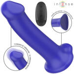 Intense Victoria Vibrator with Suction Cup & Remote Control Blue Vibrator