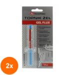 TermoPasty Set 2 x Flux Gel Colofoniu Condensat Siringa 1.4cm3, Termopasty (TIV-2xFLUX-GEL-1.4-TPY)