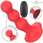Intense Cody Vibrator with Suction Cup & Remote Control Red Vibrator