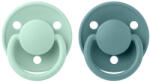 BIBS De Lux cumisüvegek természetes kaucsukból 2 db, méret 2, Nordic Mint/Island Sea