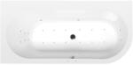 Sapho POLYSAN ASTRA L aszimmetrikus kád, balos, 165x80cm, Attraction Hydro-Air, króm (33611.4010) (33611.4010)