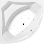 Sapho POLYSAN ROSANA sarokkád, 150x150x49cm, Highline Hydro-Air, króm (63119.6010) (63119.6010)