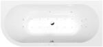 Sapho POLYSAN VIVA R 185 kád, jobbos, 185x80x47cm, Active Hydro-Air, króm (72129.2010) (72129.2010)
