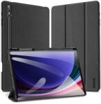  Tablettok Samsung Galaxy Tab S9 FE+ 12, 4 coll (SM-X610, SM-X616) - DUX DUCIS DOMO fekete ütésálló tok, ceruza tartóval