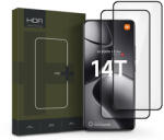 HOFI Glass Pro+ üvegfólia - Xiaomi 14T/14T Pro - 2 db/cs - fekete (HO371099)