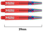  Dart szár közepes Red Dragon Nitro Ionic műanyag fém toppal, piros 39mm