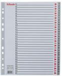 Esselte Index Esselte, plastic, reciclabil, A4 MAXI, 1-31, gri (ESS100127)
