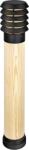 Norlys Alta Wood natúr-fekete LED kültéri állólámpa (NO-1674BL) LED 1 izzós IP65 (1674BL)