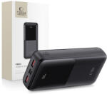 Tech-Protect PB02 Power Bank 20000mAh 2x USB / USB-C / Micro USB 22.5W, fekete