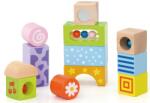 Viga Toys Fa építőkockák hangokkal 12db