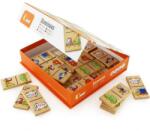 Viga Toys Fa dominó autók 28 db