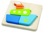 Viga Toys Fa puzzle hajó 4db