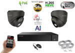 Monitorrs Security - AI Hybrid Light IP kamerarendszer 2 kamerával 5 Mpix GD - 6142k2