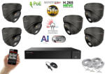 Monitorrs Security - AI Hybrid Light IP kamerarendszer 6 kamerával 5 Mpix GD - 6142k6