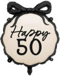Partydeco Szám, Számos lufi 22" 55cm - 50-es lufi, masni (LUFI947391)