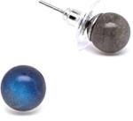 R. M. ékszer Fülbevaló golyó labradorit A 8mm (088391)