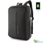 Mark Ryden Ghiozdan Mark Ryden, compatibil cu laptop 15.6 inch si tableta 9 inch, port USB, blocare TSA, impermeabil, ergonomic, 18L, antifurt, rezistent la uzura, negru (MR51635163) Geanta, rucsac laptop