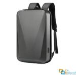 MingLu Rucsac pentru laptop 15.6 inch, MingLu, 20L, port USB, impermeabil, unisex, blocare TSA, carcasa tare, slim, negru (ML52525252) Geanta, rucsac laptop
