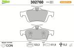 VALEO set placute frana, frana disc VALEO ESSENTIAL 302760 (302760)
