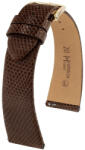 Hirsch Curea din piele Hirsch Lizard M 01866110-1, maro, piele de șopârlă 18 mm
