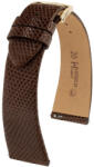 Hirsch Curea din piele Hirsch Lizard XL 01866210-1, maro, piele de șopârlă 18 mm