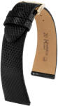 Hirsch Curea din piele Hirsch Lizard L 01866050-1, negru, piele de șopârlă 19 mm