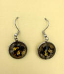  Kézzel készült ásvány fülbevaló - Természet ihlette elegancia (JJF19)