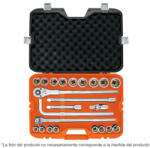 Truper JD-3/4X24P Dugókulcs készlet 3/4" , 23 részes colos, 3/4" - 1 3/4" (13970) BF25 (T13970)