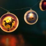  Halloween-i LED-es fényfüzér korongok (glo-56522)